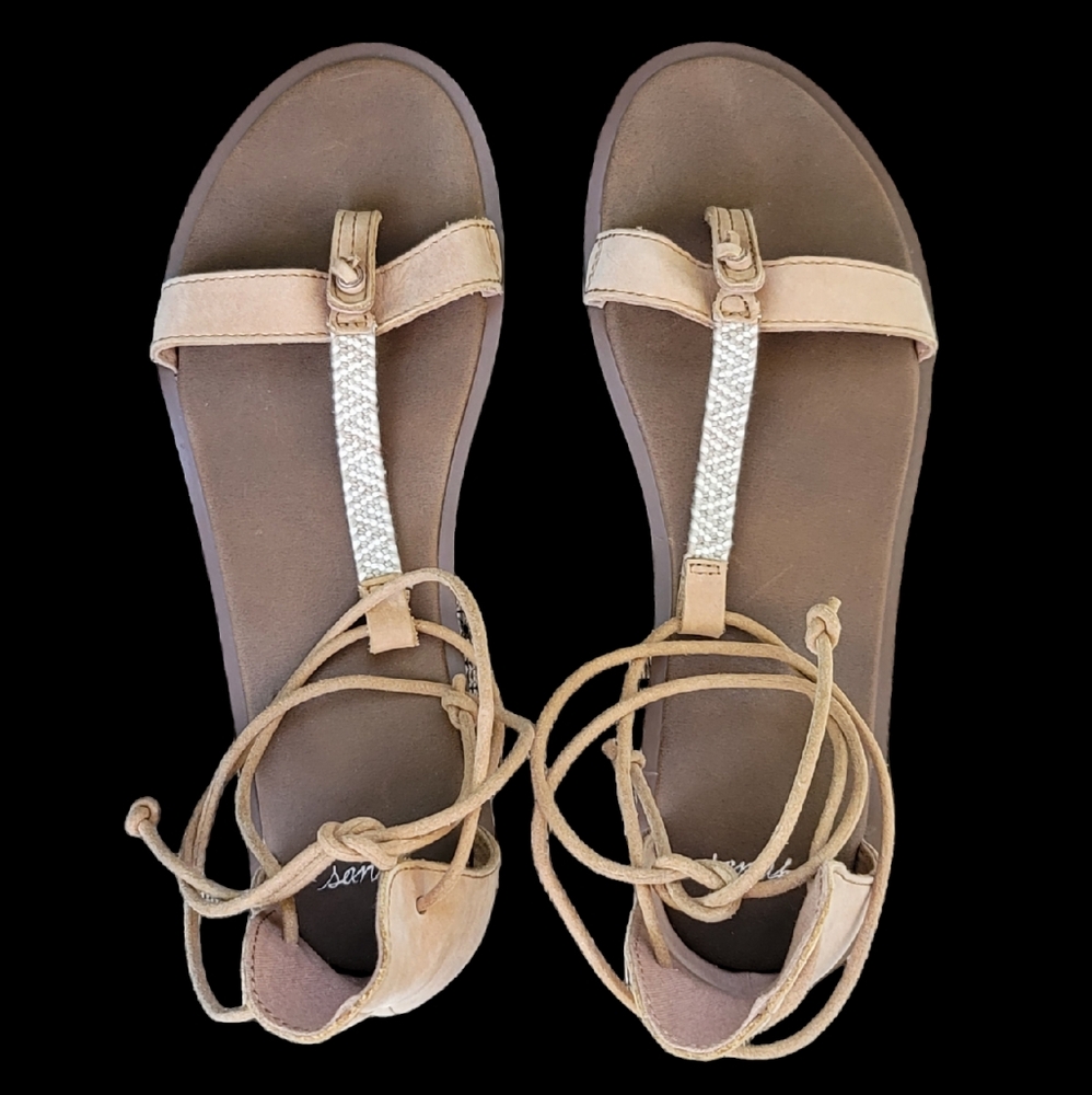 WOMEN'S SANUK YOGA TIERRA SANDALS, SIZE 10